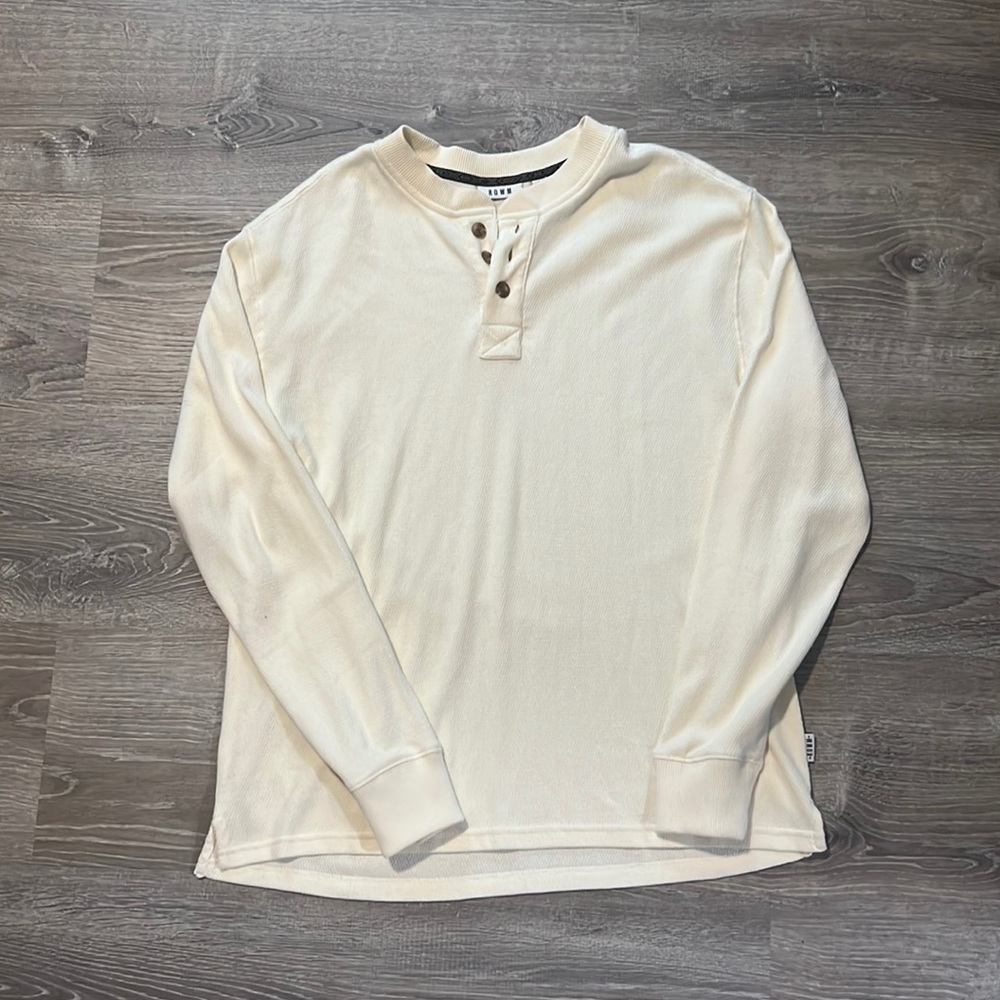 Rowm camper long sleeve thermal Henley